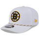 Bruins New Era 9SEVENTY Multi-Rope White SnapBack Cap Image coming soon src=